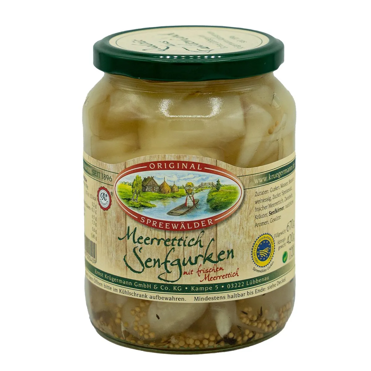 Ernst Krügemann GmbH & Co. KG-Meerrettich Senfgurken 800001_1