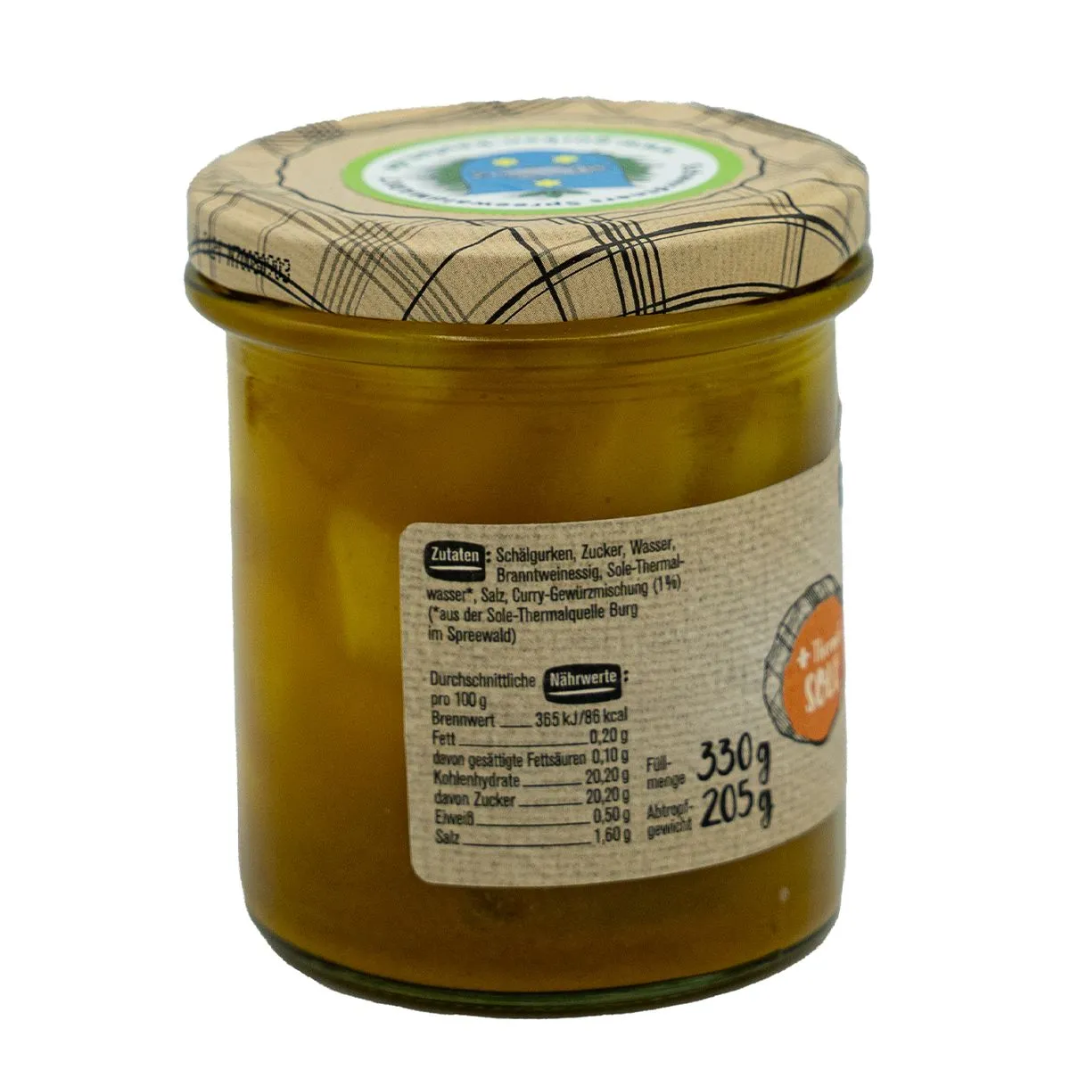 Zutatenliste und Nährwerte