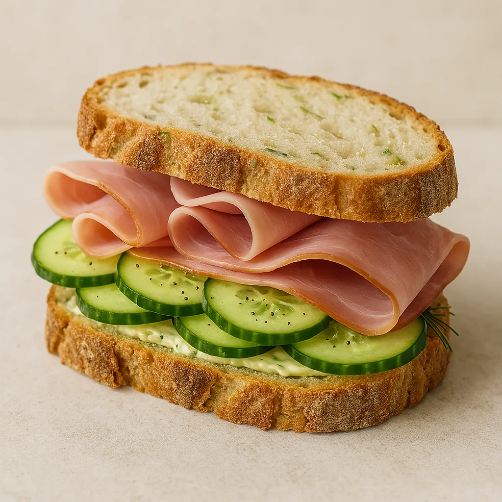 Gurkenbrot mit Schinken – Der frische Snack mit dem besonderen Biss