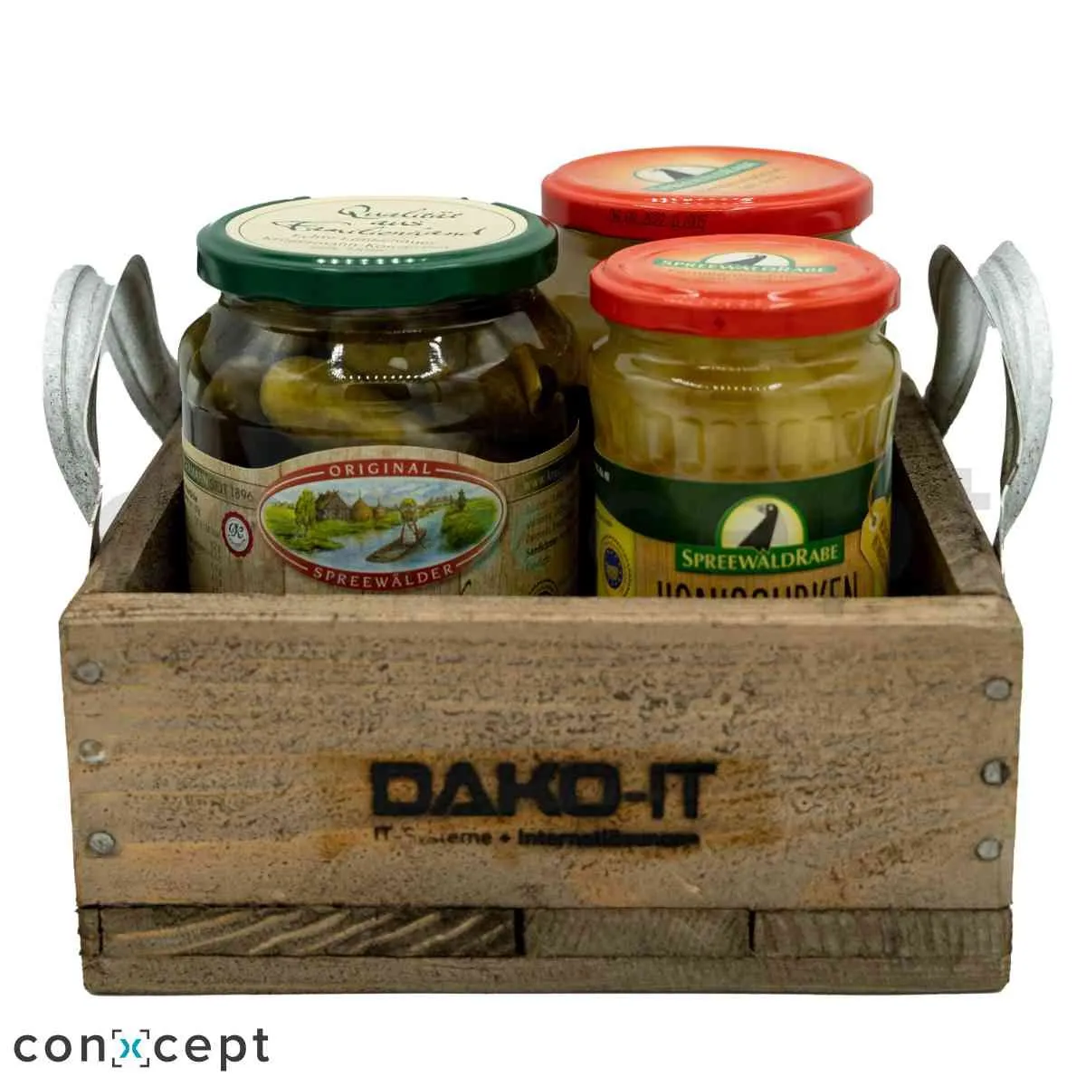 null-3 Gurkengläser mit DAKO-IT Träger 800032_1