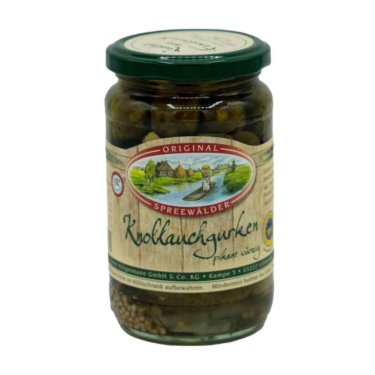 Knoblauchgruken mit Senfkörnern
