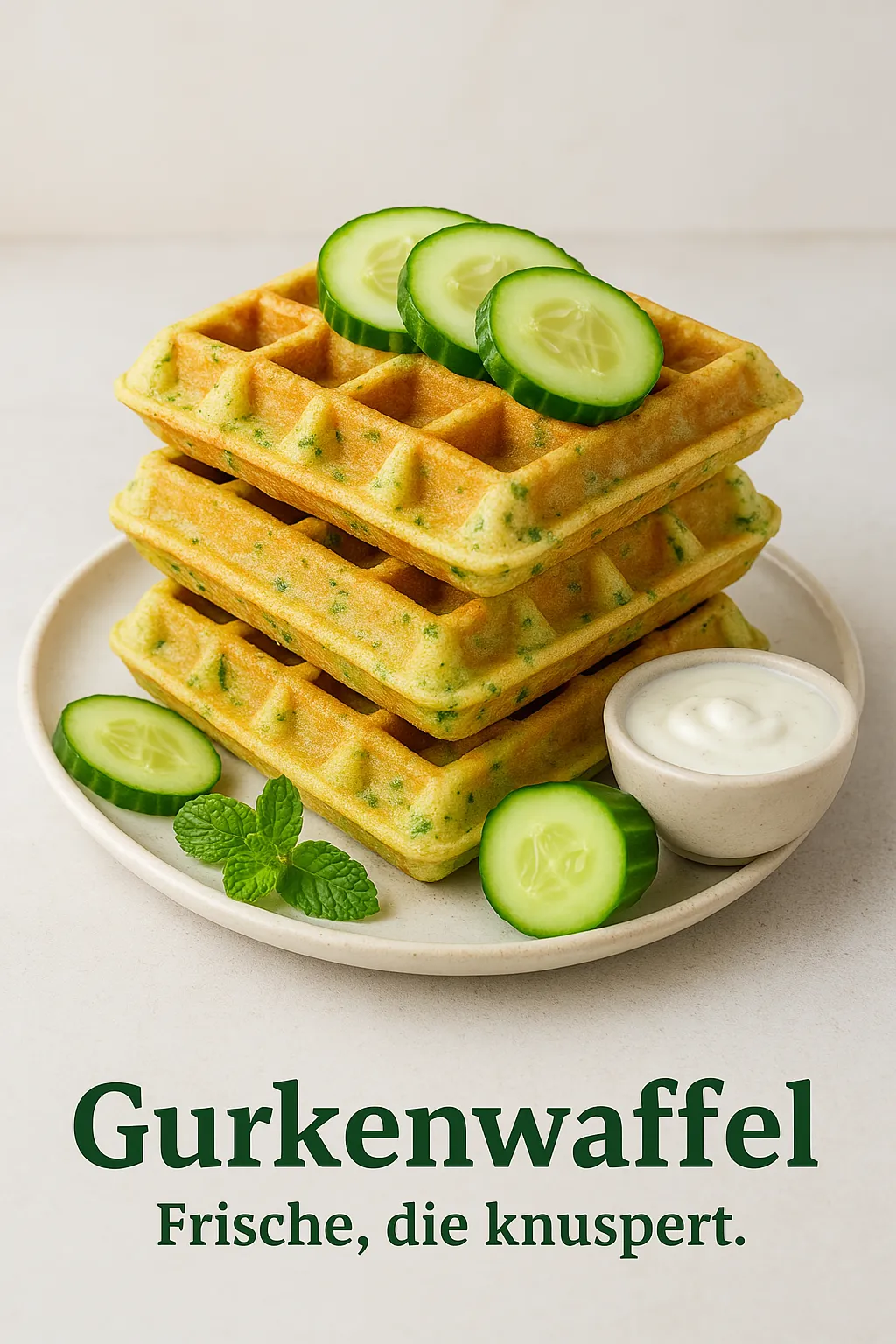 Gurkenwaffel – Knackig anders genießen